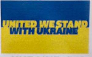 United we stand with Ukraine
