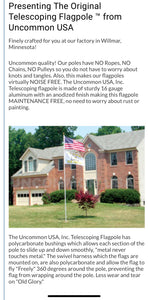 Heavy duty Residential Flag Pole